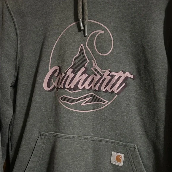 Carhartt Gray Women’s Sweater with Logo - Picture 2 of 4